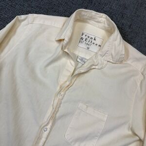 Frank & Eileen Mary Cotton Button Down Shirt Dress‎ Yellow Women's Medium